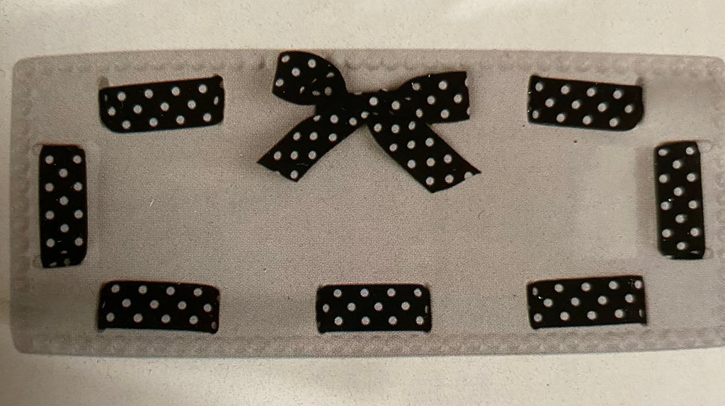 MULTIPLE USE RECTANGLE PLATTER - MSC -MULTI HOLIDAY RIBBONS