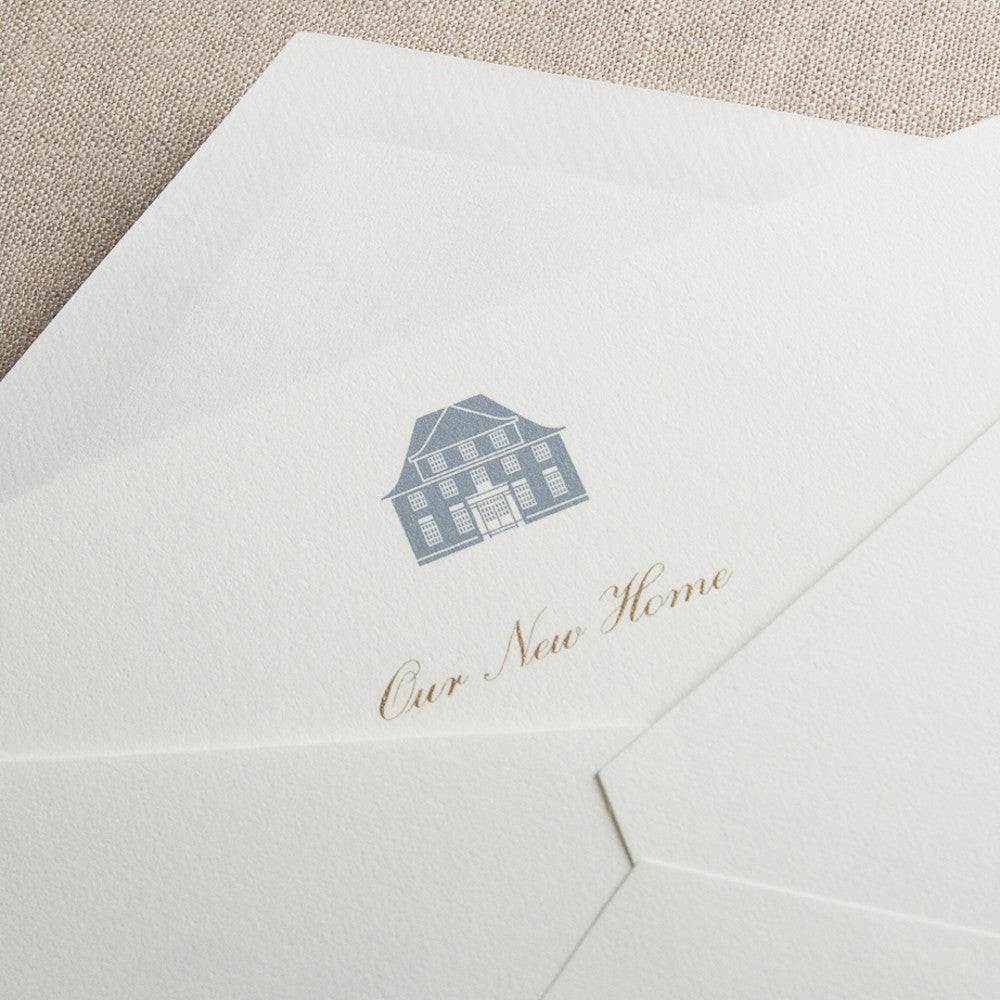 BOXED NOTE CARDS - CCO - NEW HOME FILL-IN ANNOUNCEMENT CARDS