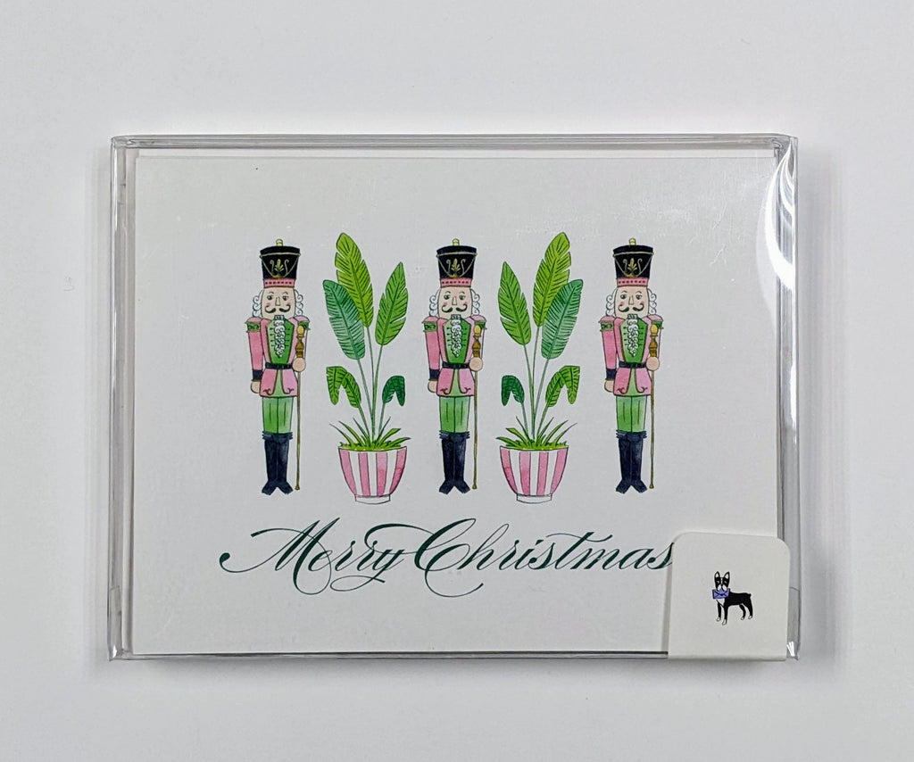 BOXED CHRISTMAS CARDS- DWH - NUTCRACKERS AND PALMS