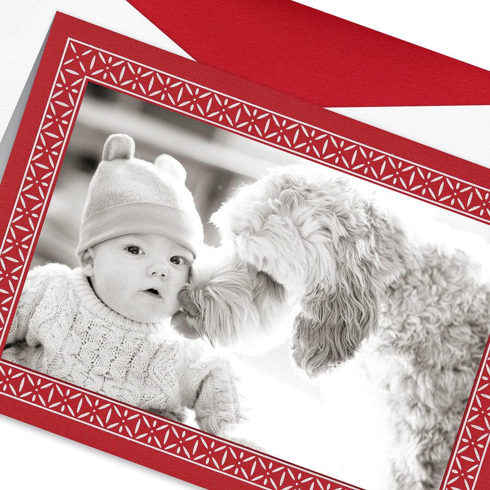 BOXED PHOTO CARDS - WA - ENGRAVED HOLIDAY PHOTO CARD
