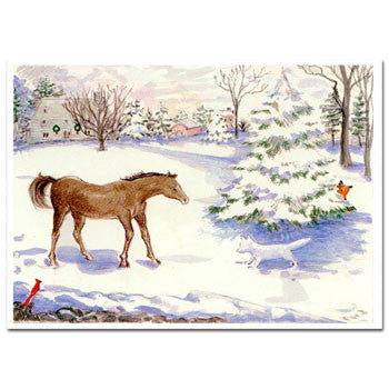 CHRISTMAS - CB - SNOW FOX