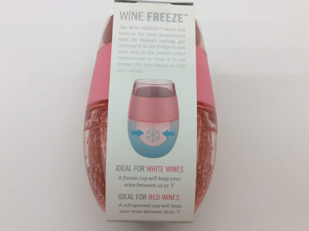 WINE GLASS - HS - FREEZE COOLING WINE GLASSES - “ROSE” SINGLE GLASS