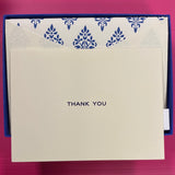 CRANE BOXED THANK YOU NOTE CARDS - CCO - ECRU FOLD OVER NOTES