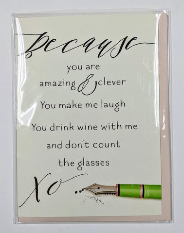 FRIENDSHIP - KA - BECAUSE