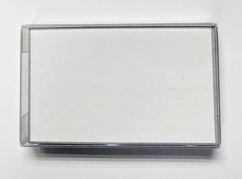 PLACE CARDS - BIO- SILVER BORDER