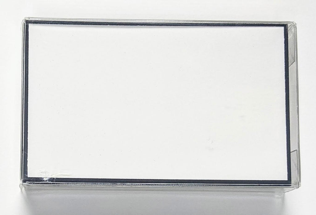 PLACE CARDS - BIO- BLACK BORDER