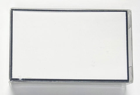 PLACE CARDS - BIO- BLACK BORDER