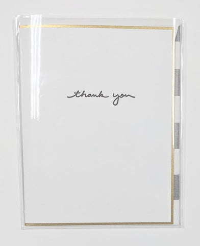 THANK YOU - SP - LETTERPRESS THANK YOU
