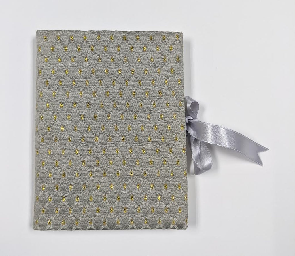WEDDING ALBUM - JS - GOLD AND SILVER SATIN WEAVE