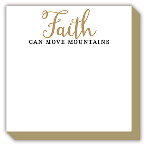 NOTEPAD - RAB - FAITH CAN MOVE MOUNTAINS