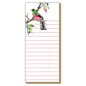 NOTEPAD - RAB - BIRD BOTANICAL