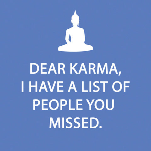 NAPKINS - PPD - DEAR KARMA I HAVE A LIST .....