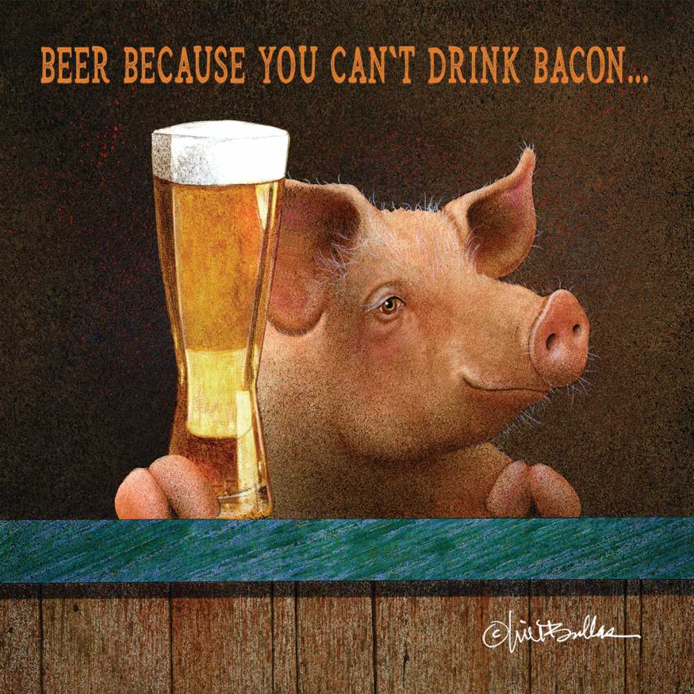 NAPKINS - PPD -  ...YOU CAN'T DRINK BACON