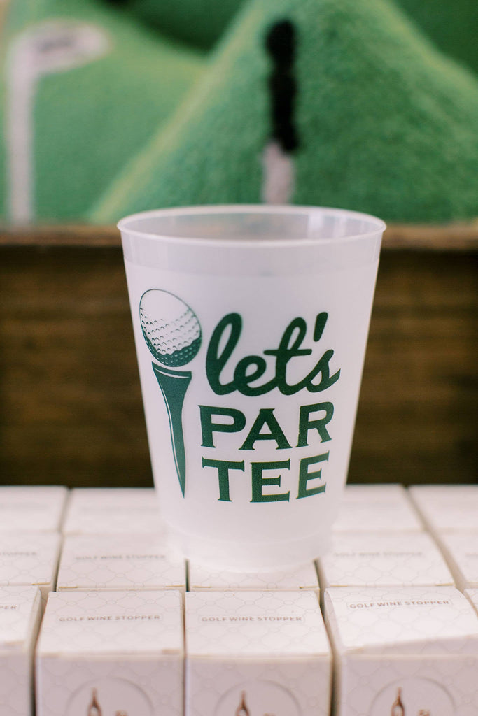 Lets Par Tee Masters Golf Ball Reusable Cup - Set of 10 Cups