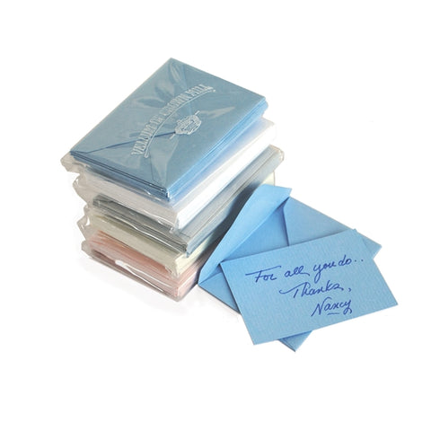 MINI NOTE CARDS - OCM - CREAM LAID