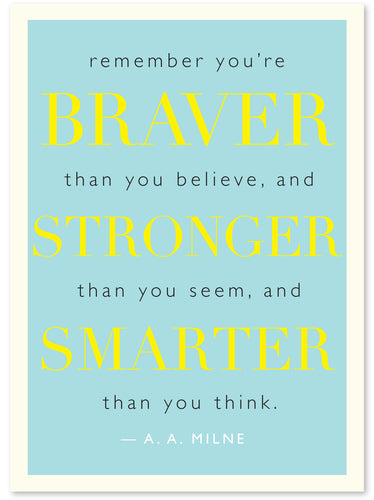 GRADUATION - JF - BRAVER, STRONGER, SMARTER QUOTE