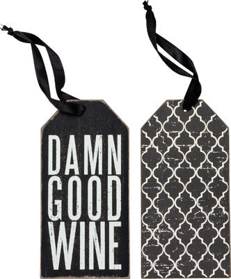 WINE TAG -PBK- DAMN GOOD WINE