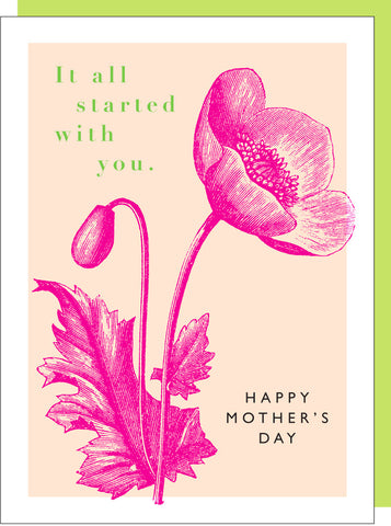 MOTHERS DAY - JF - IT ALL STARTED WITH YOU MOM