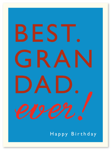 BIRTHDAY - JF - BEST GRANDAD