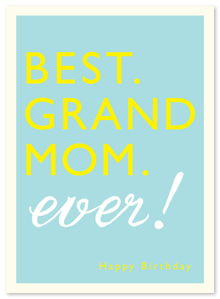 BIRTHDAY - JF - BEST GRAND MOM EVER