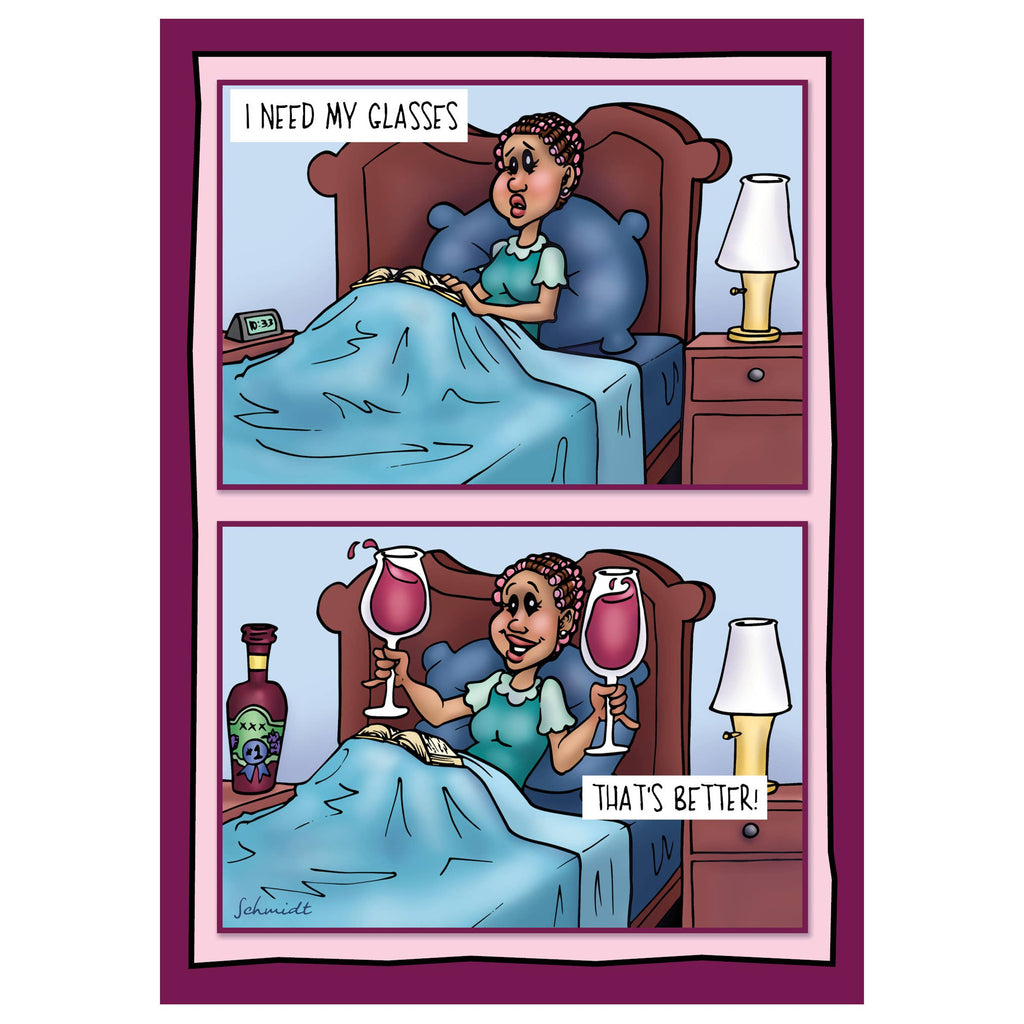 Funny Wine Birthday Card