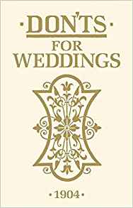 BOOK - BFS - DON'TS FOR WEDDINGS