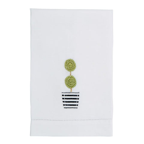 TEA TOWEL -MP- TWO TOPIARY