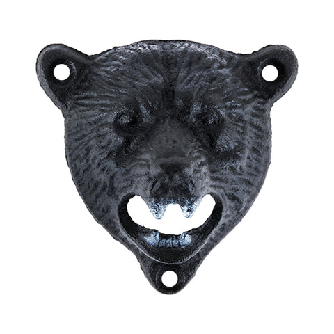 BOTTLE OPENER - TG - WALL MOUNTED BEAR