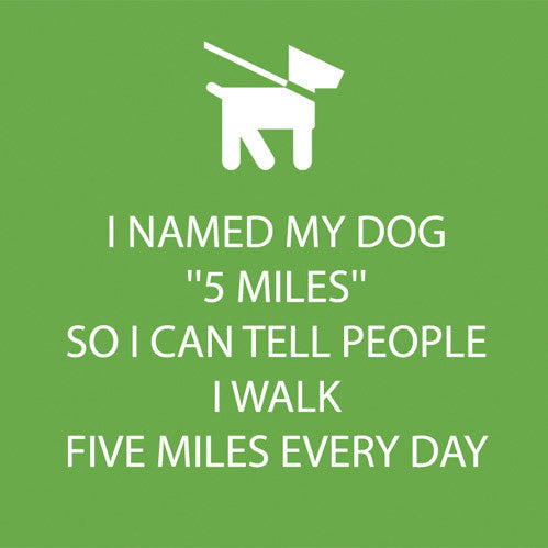 NAPKINS DOG  - PPD - 5 MILES DOG