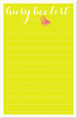 NOTEPAD/LINEPAD - JF - BUSY BEE