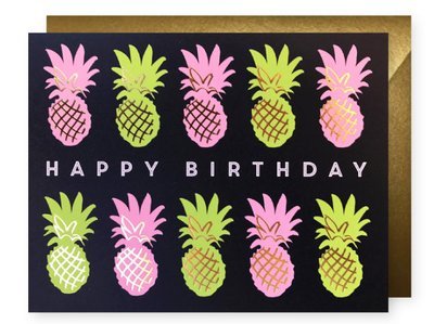 BIRTHDAY - JF - HAPPY PINEAPPLES BIRTHDAY