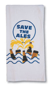 BAR TOWEL - CP - “SAVE THE ALES”