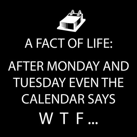 NAPKINS - PPD - BLACK “WTF”