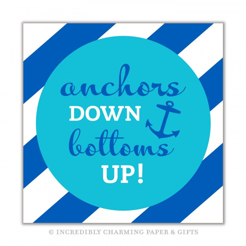 NAPKINS - ICPG - ANCHORS DOWN BOTTOMS UP!