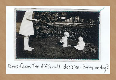 HUMOR DOG - VT- BABY OR DOG?