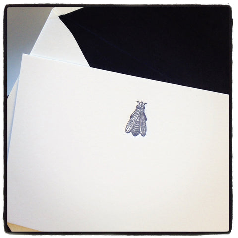 BOXED NOTE CARDS - BIO- BLACK BEE