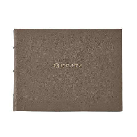GUEST BOOK - GI - FAUX LEATHER