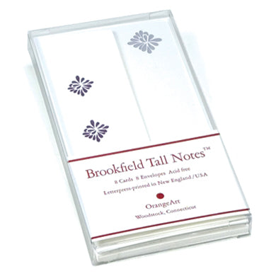 BOXED NOTES - OA - BROOKFIELD TALL NOTES-LILAC SPRAY