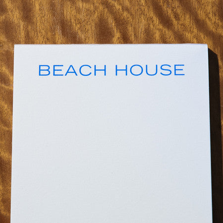 NOTE PAD - TP - BEACH HOUSE