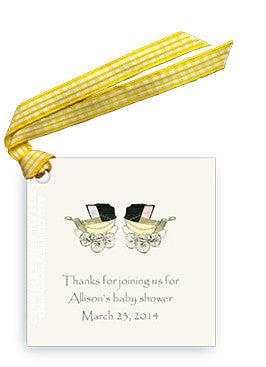 GIFT TAG - LB - TWIN CARRIAGES