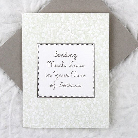 GREETING CARD -CBL- TIME OF SORROW