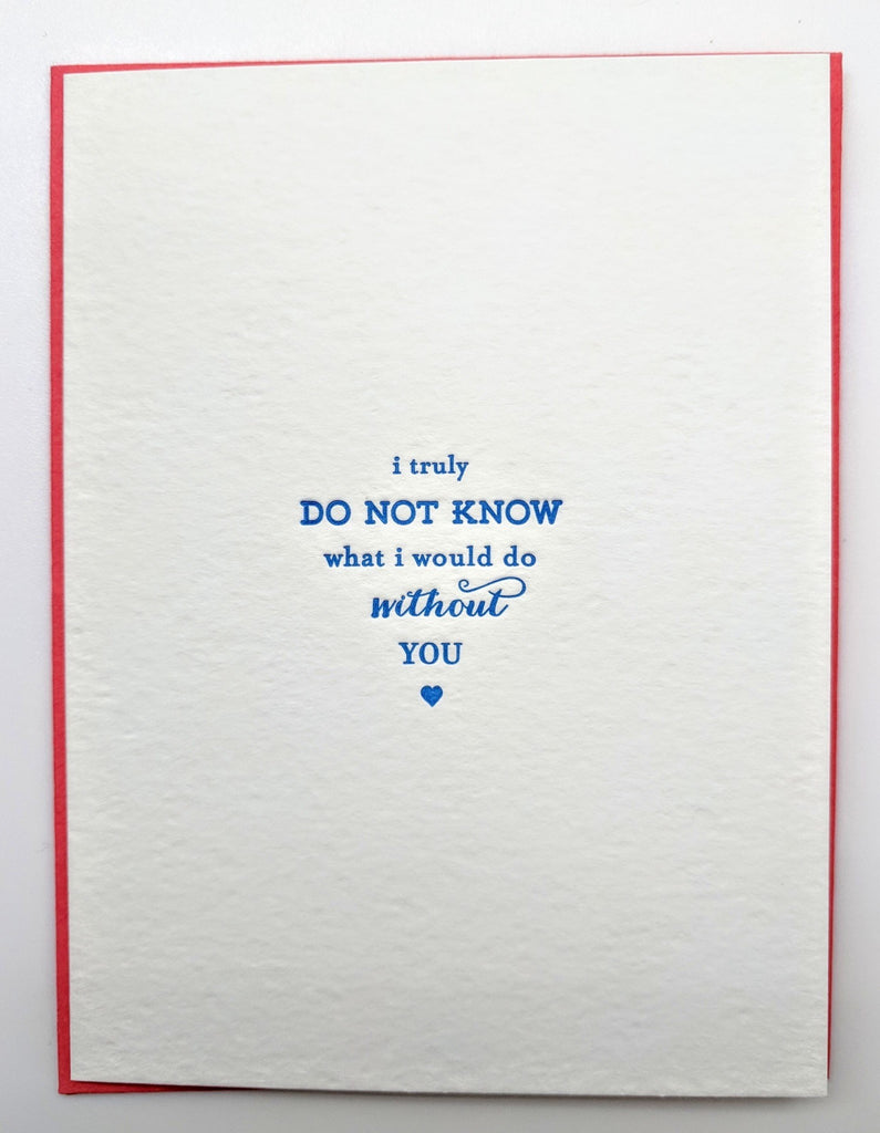 GREETING CARD - CBL - WITHOUT YOU