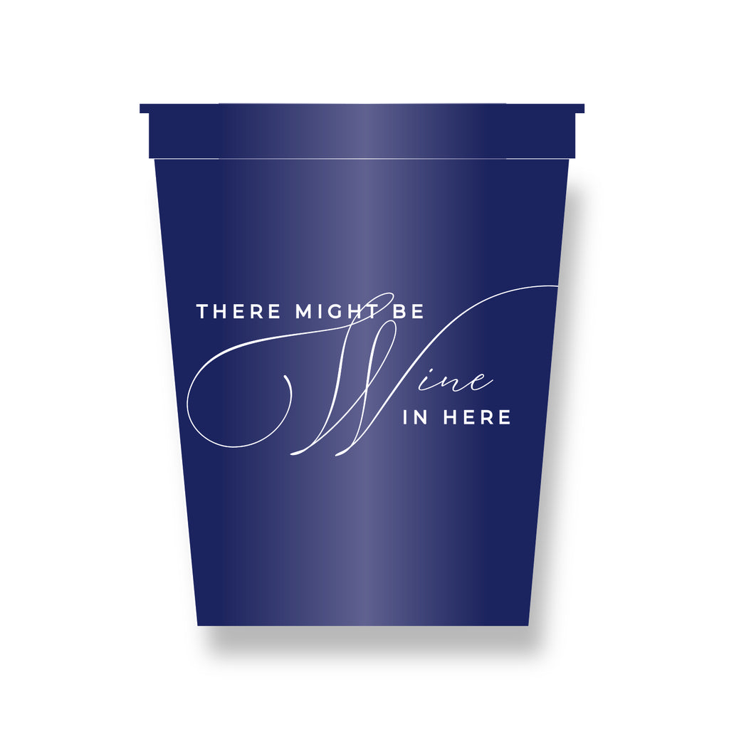 STADIUM CUPS - HP - ...WINE IN HERE ... .SET OF 8 CUPS 22 OZ