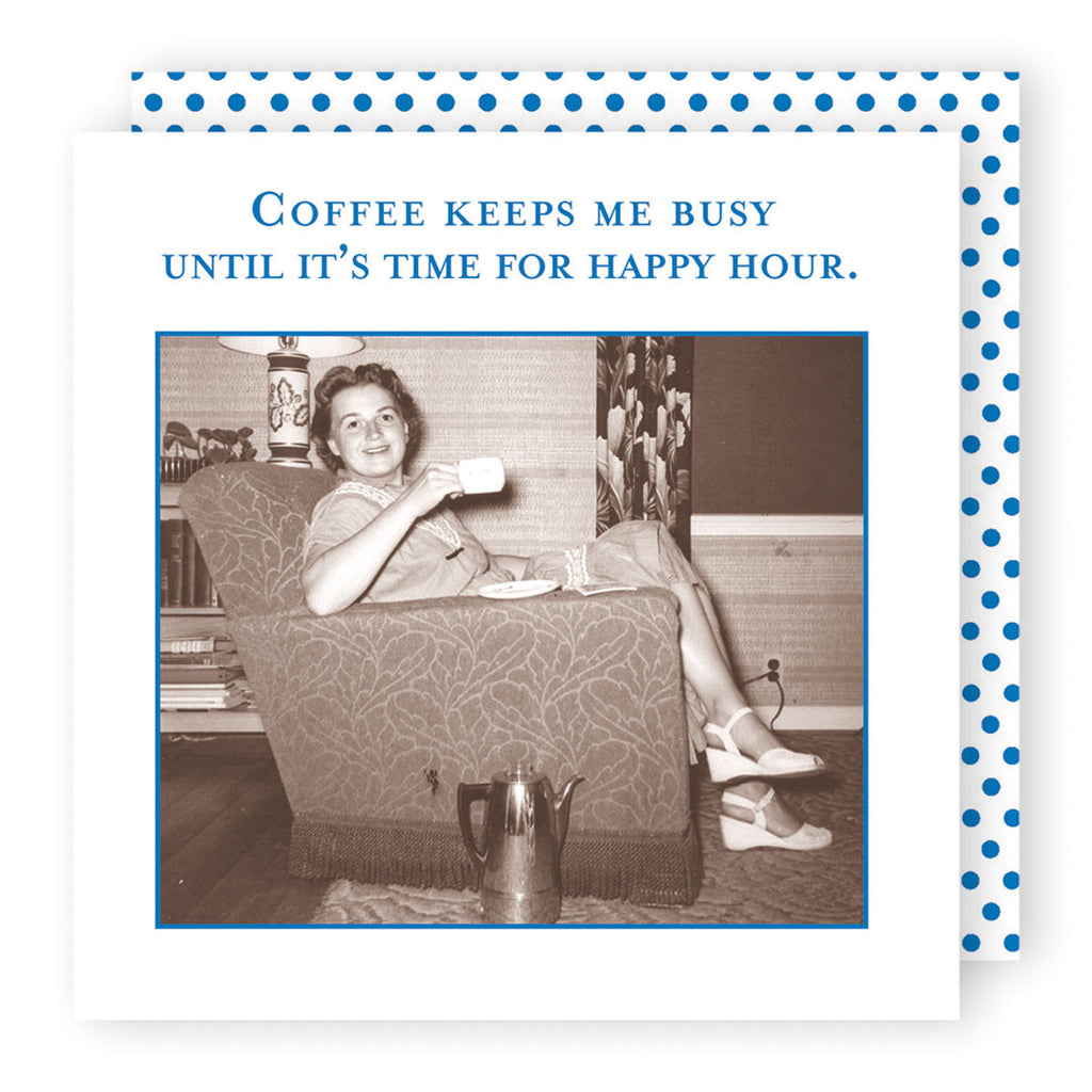 NAPKINS - SM - COFFEE KEEPS ME BUSY...
