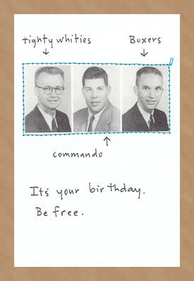 IT'S YOUR BIRTHDAY, BE FREE - GREETING CARD
