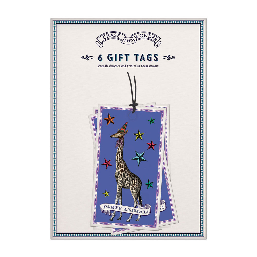 GIFT TAG - CAW - PARTY ANIMAL
