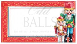 CHRISTMAS PLACE CARDS - OB - NUTCRACKER