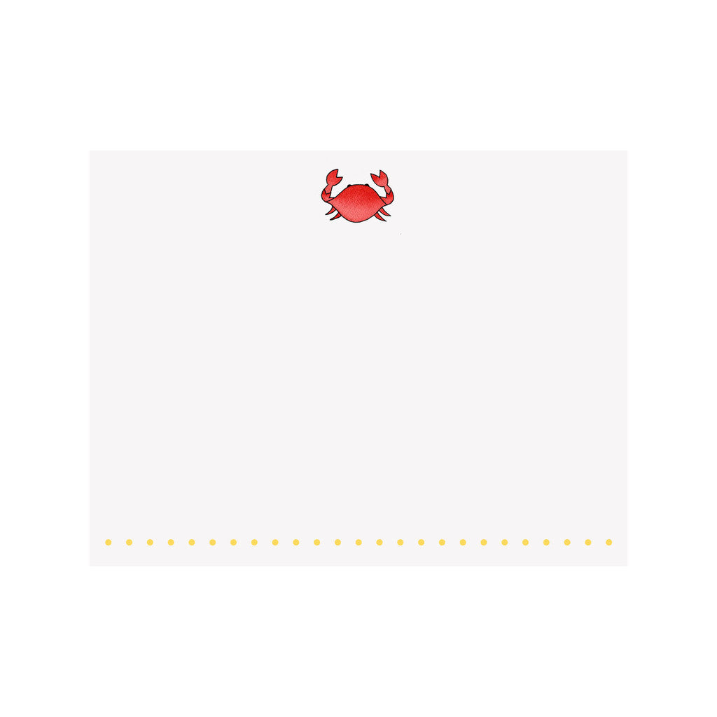 BOXED NOTE CARDS - BI - RED CRAB