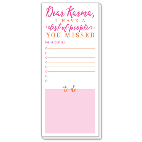 SKINNY LIST PAD - RAB- DEAR KARAMA
