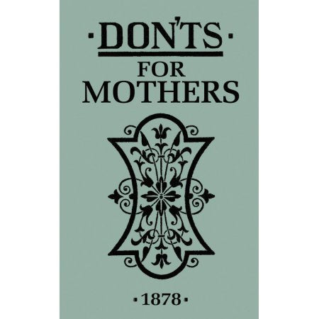 BOOK - BFS - DON'TS FOR MOTHERS